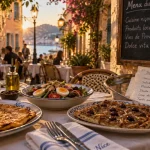 Astoria nice restaurants : terrasse niçoise, socca et pissaladière