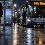 Bus 64 Nice : arrêt de bus de nuit à Nice, destination Gare Thiers
