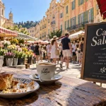 Café vieux Nice sur le Cours Saleya, Nice