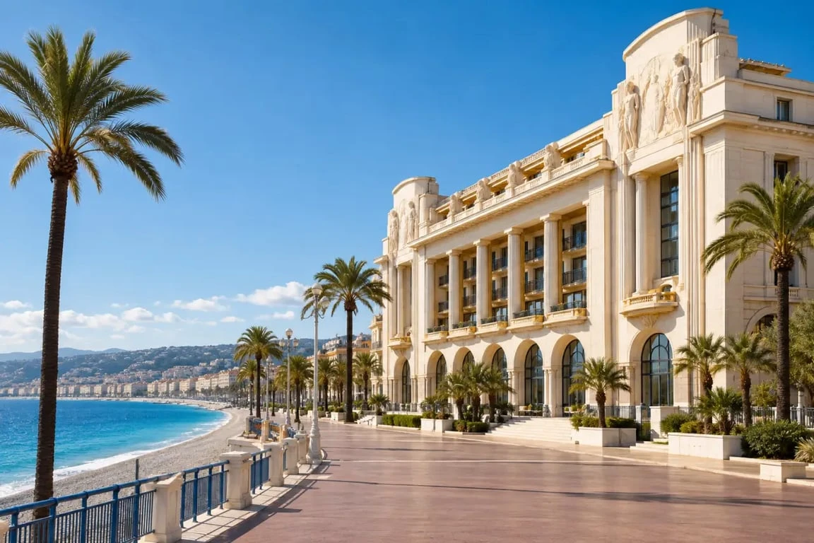 Hôtel Palais de la Méditerranée sur la Promenade des Anglais à Nice