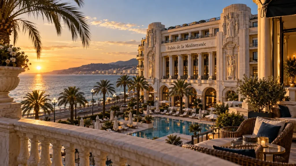Hôtel Palais de la Méditerranée à Nice : vue mer, services et points à vérifier avant de réserver