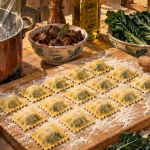 Ravioli nicois à la daube et aux blettes