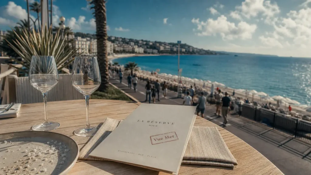 Vue mer, prix moyen ou plage : comment choisir un restaurant bord de mer à Nice ?