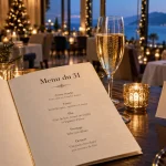 Réveillon noël hôtel côte d azur : menu du 31 et réservation