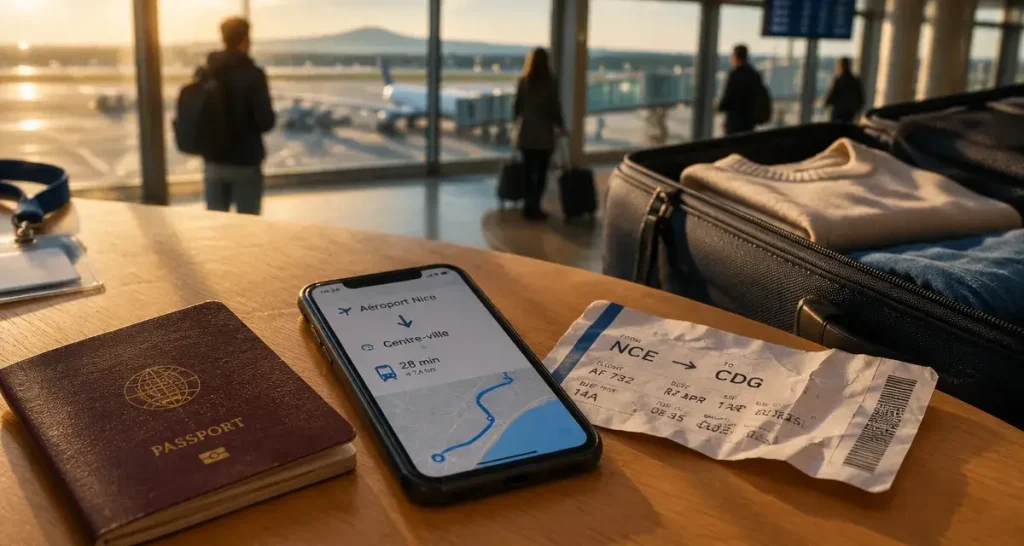 Avion pour la Côte d’Azur : choisissez Nice et sécurisez vos transferts dès l’arrivée