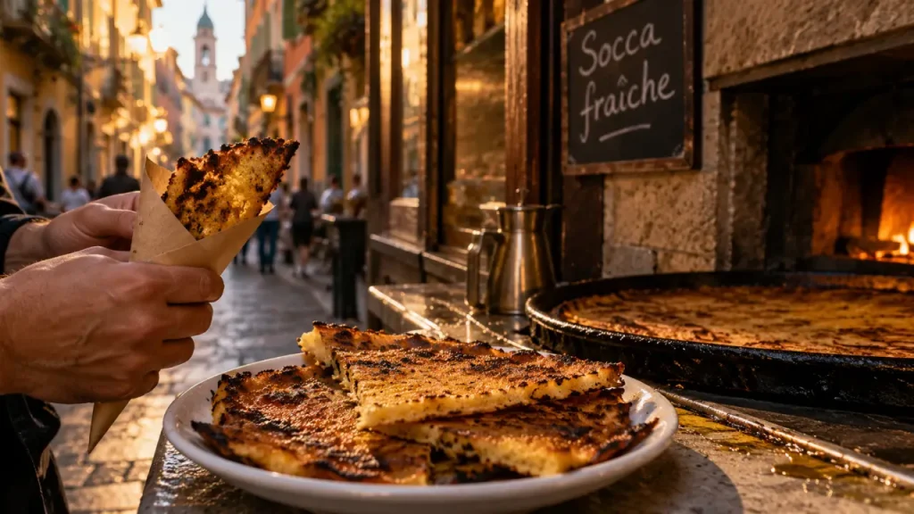 Socca à Nice : 6 adresses, la bonne texture et le quartier à choisir