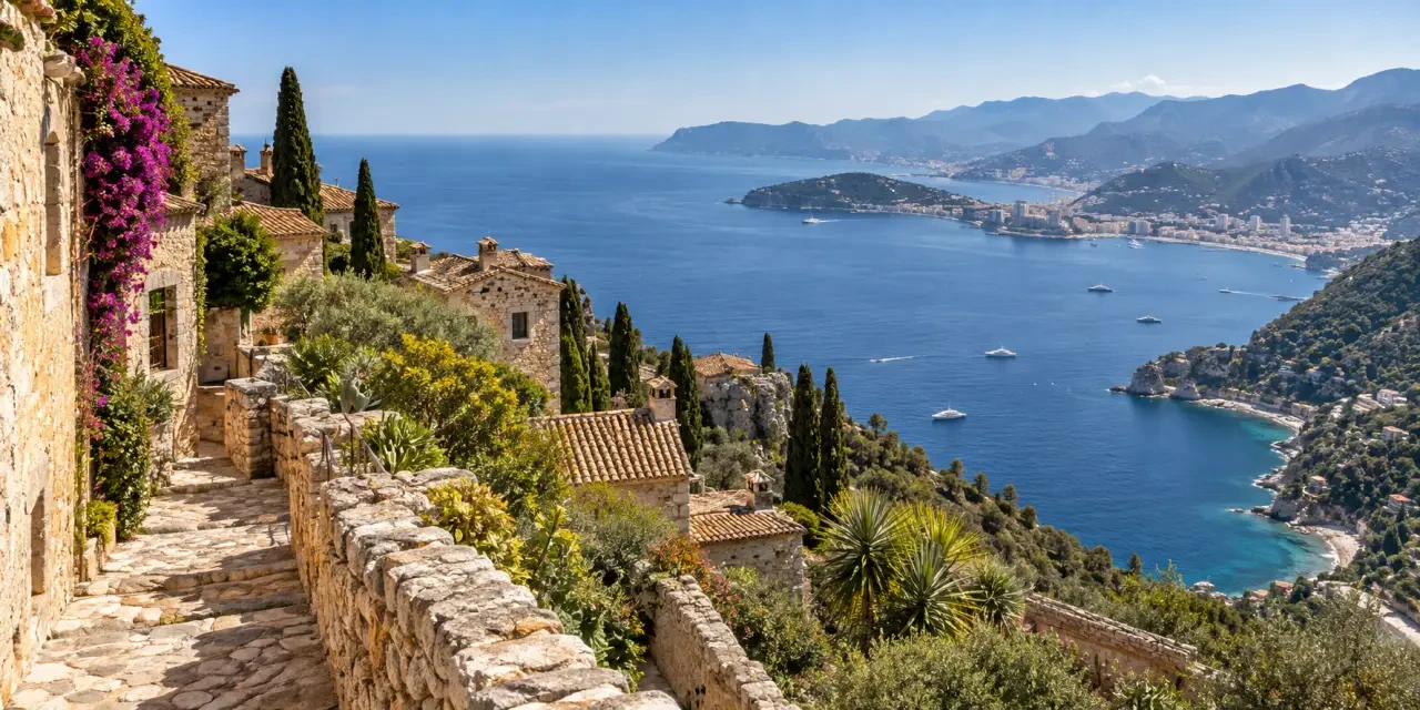 Nice France excursions : panorama d’Èze et du littoral vers Monaco