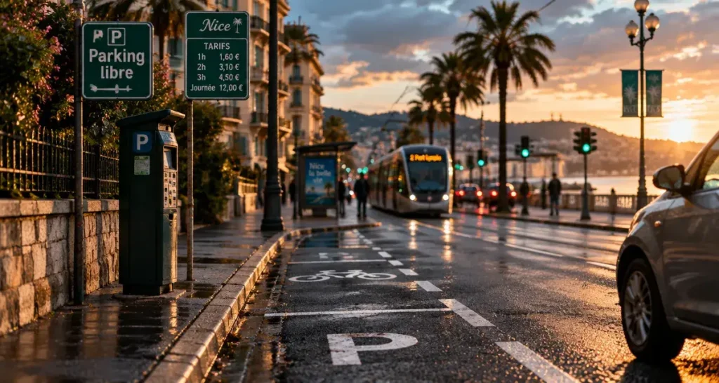 Parking gratuit à Nice : ciblez les quartiers hors hypercentre et combinez avec le tramway
